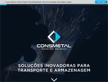 Tablet Screenshot of consmetal.com.br